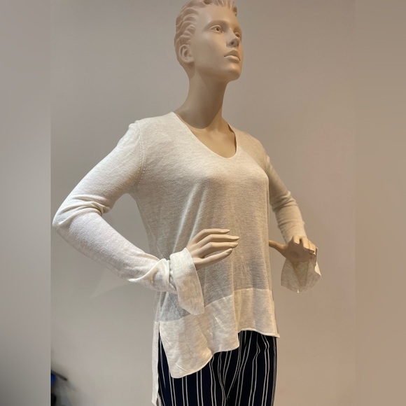 ZARA | Boho style Knit High Low Lightweight Top Size small - Picture 3 of 16